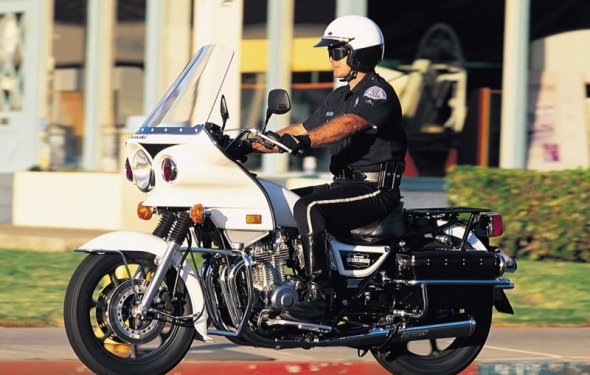 полицейский мотоцикл