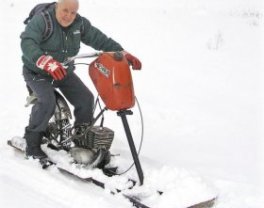 конструкция снегохода из мотоцикла